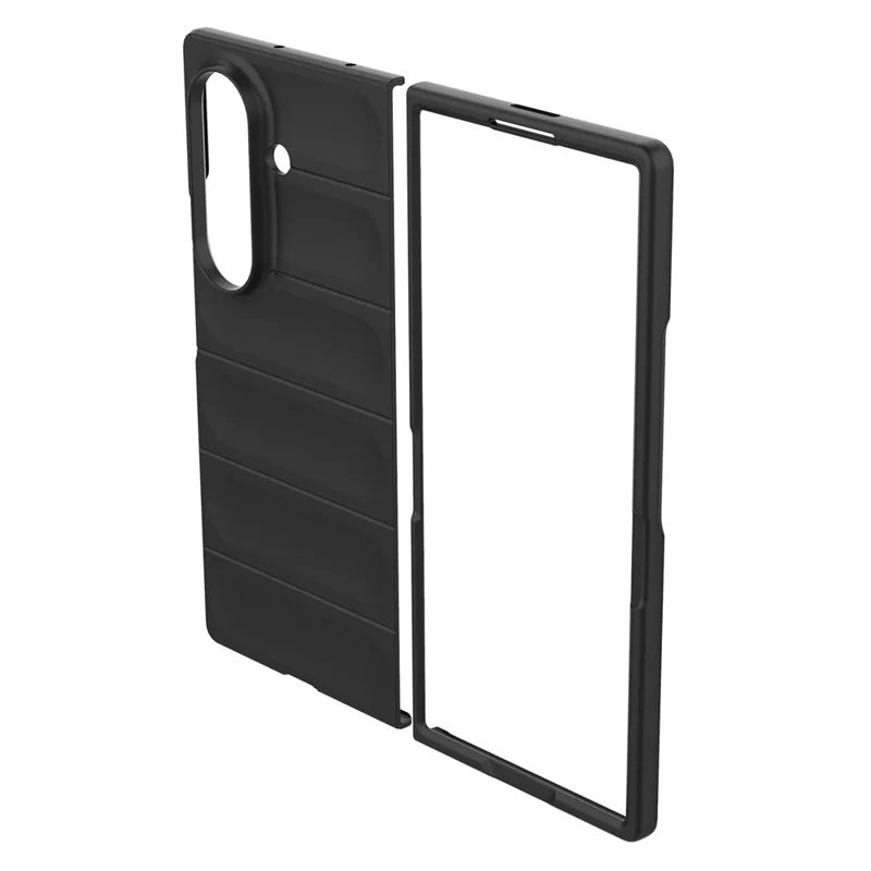 Чехол для Samsung Galaxy Z Fold7 5G с защитой от падений, мягкий TPU, прочный чехол для смартфона - Черный