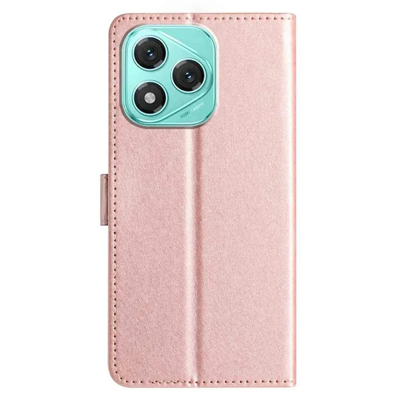 Étui portefeuille For Honor 400 Lite en cuir avec fermeture magnétique - Or rose