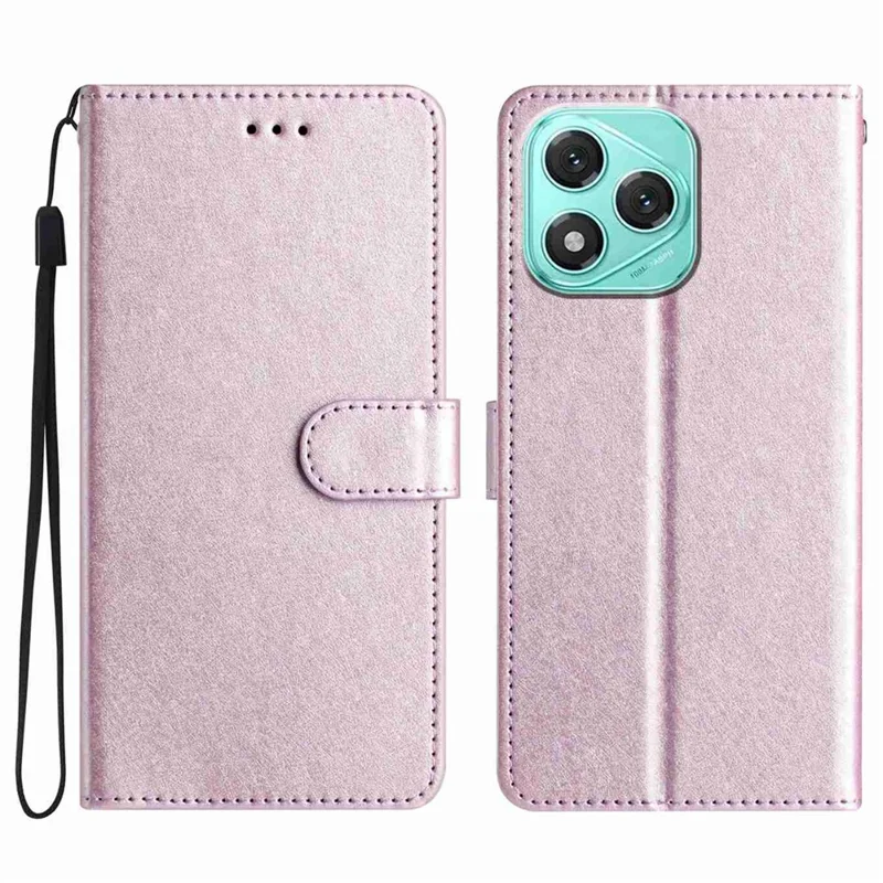 For Honor 400 Lite 5G Wallet Case Leather Folio Phone Cover Magnetic Clasp - Light Purple