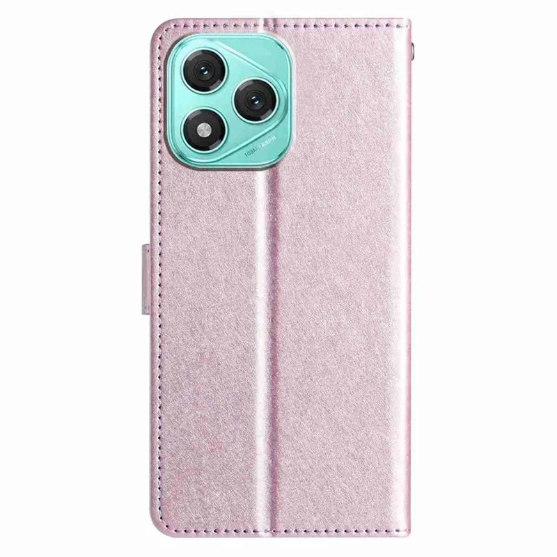 For Honor 400 Lite 5G Wallet Case Leather Folio Phone Cover Magnetic Clasp - Light Purple