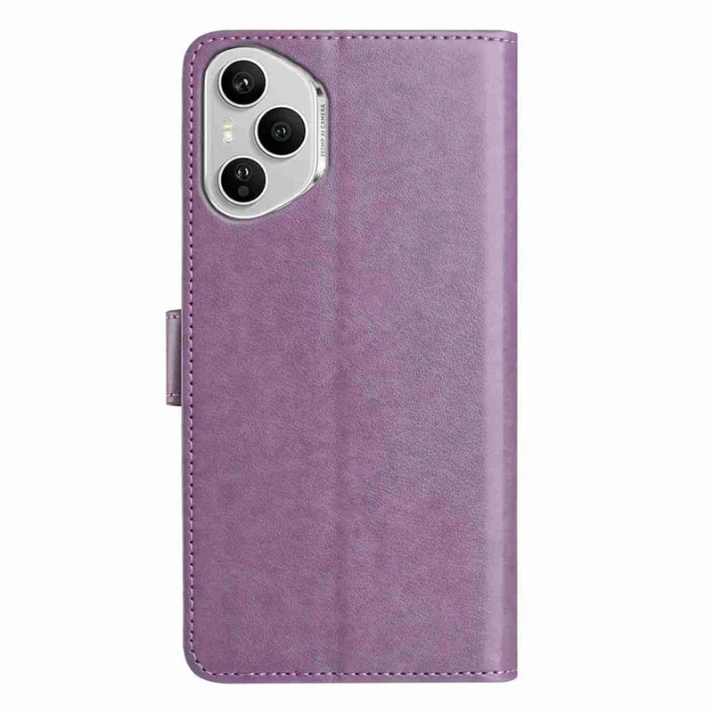 For Honor 400 Pro 5G (Global) Cover a Portafoglio per Telefono con Supporto, in Pelle PU, Flip Cover con 8 Slot per Carte - Viola