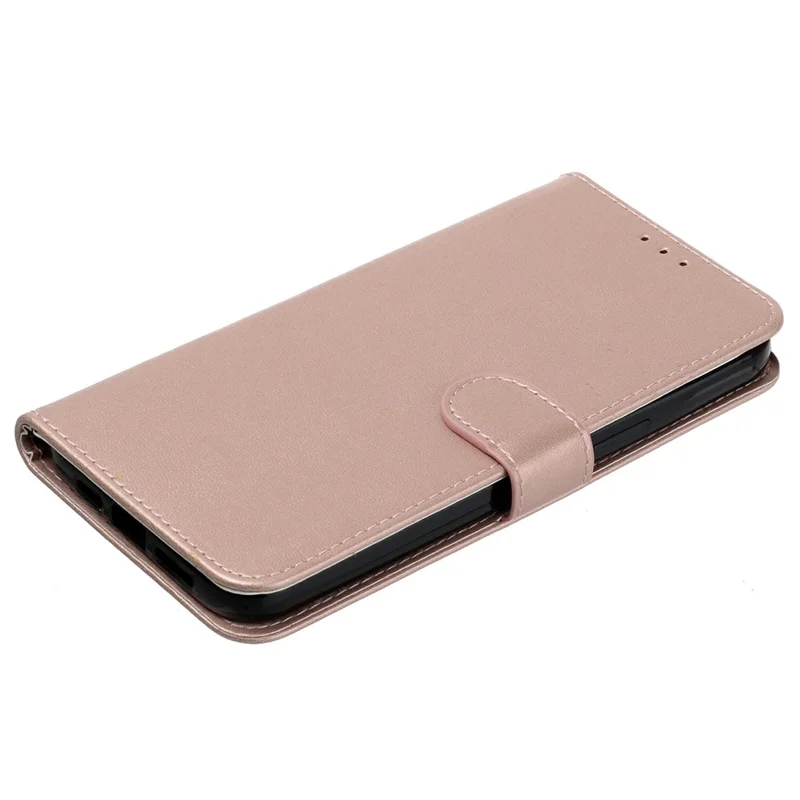 Handyhülle für Samsung Galaxy A07 aus PU-Leder, Klapp-Design mit Kartenfach - Roségold