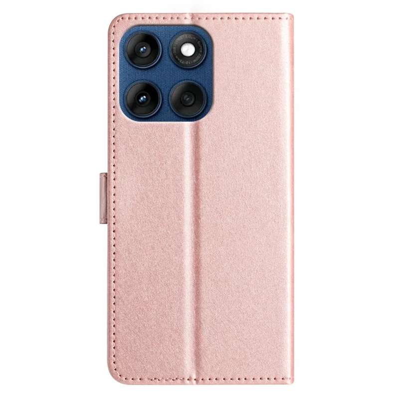 Wallet Hülle für Motorola Edge 60 5G / 60 Fusion 5G / 60s 5G Leder Folio Handyhülle mit Magnetverschluss - Roségold