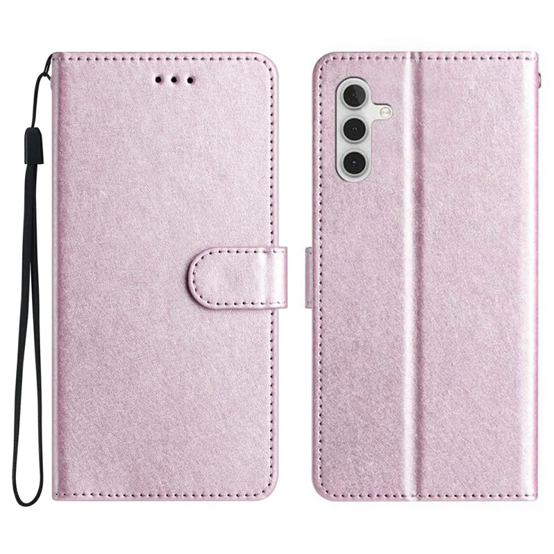 For Samsung Galaxy A17 5G / A17 4G / A26 5G Wallet Case Leather Folio Phone Cover Magnetic Clasp - Light Purple
