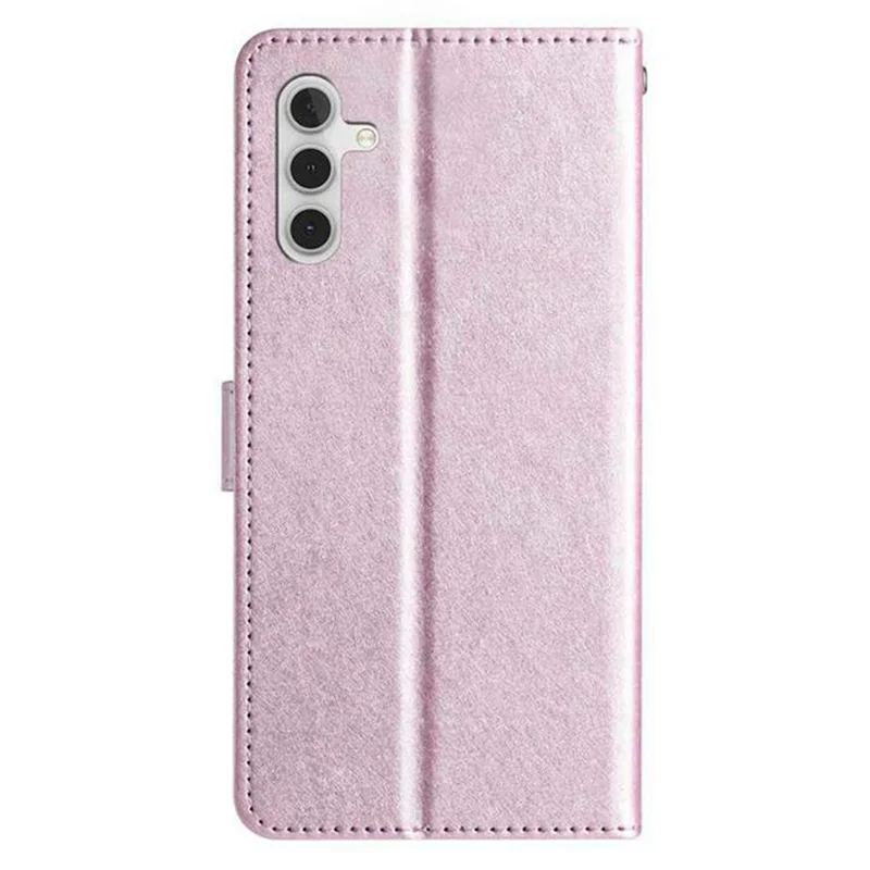 For Samsung Galaxy A17 5G / A17 4G / A26 5G Wallet Case Leather Folio Phone Cover Magnetic Clasp - Light Purple