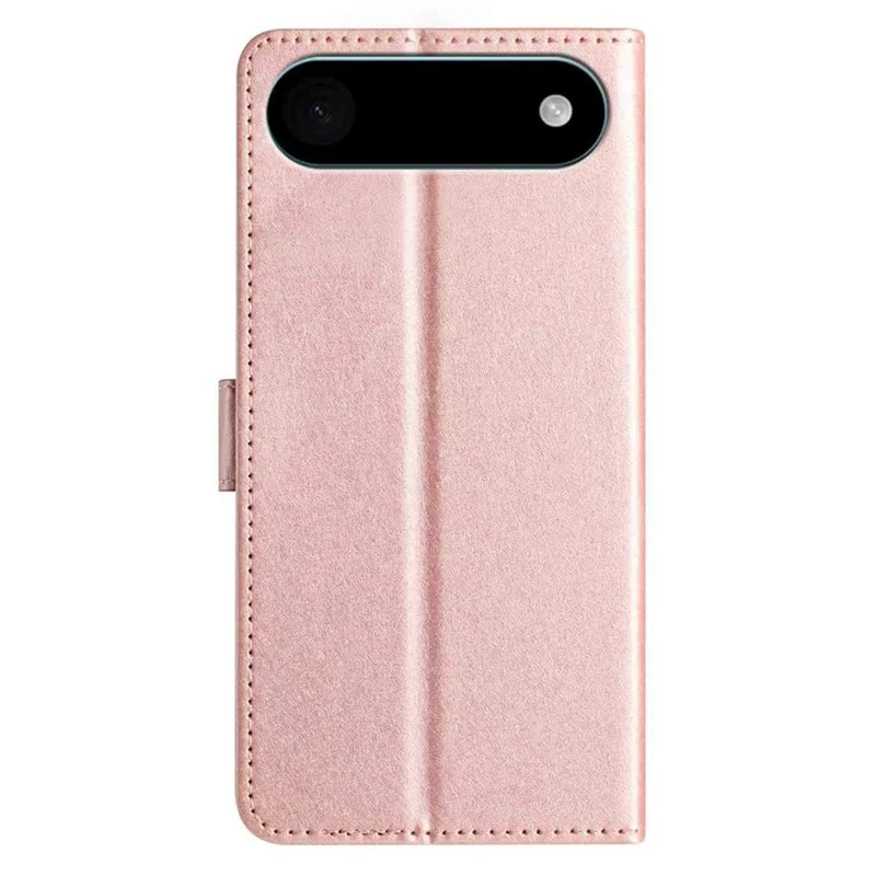 Per iPhone 17 Custodia Portafoglio in Pelle con Chiusura Magnetica - Oro Rosa