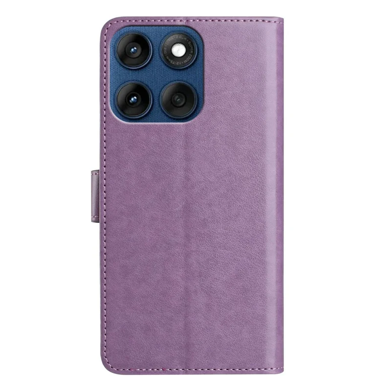 Étui portefeuille pour Motorola Edge 60 5G / Edge 60 Fusion 5G / Edge 60s 5G Support Housse à Rabat en Cuir PU avec 8 Emplacements pour Cartes - Violet