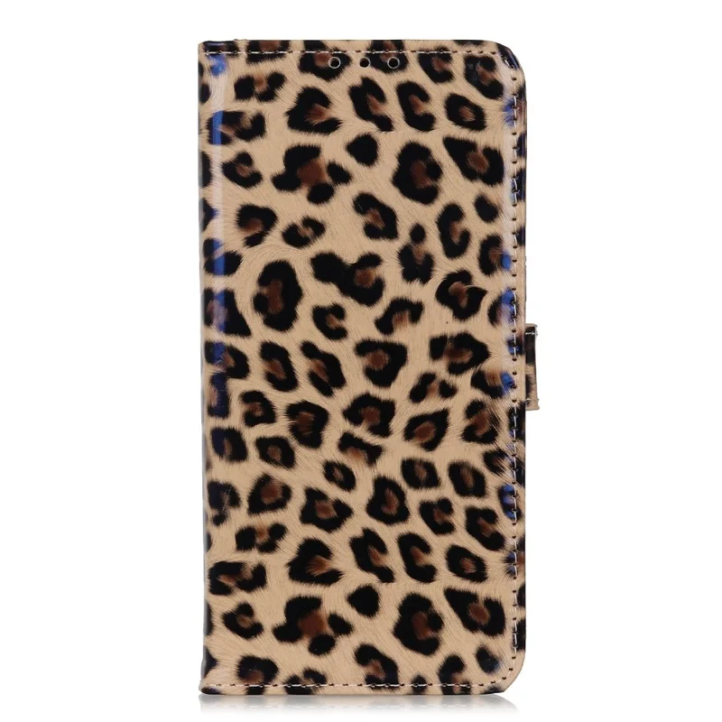 For Samsung Galaxy A14 5G / A14 4G Leopard Pattern Flip Cover PU Leather Wallet Stand Magnetic Protective Phone Case