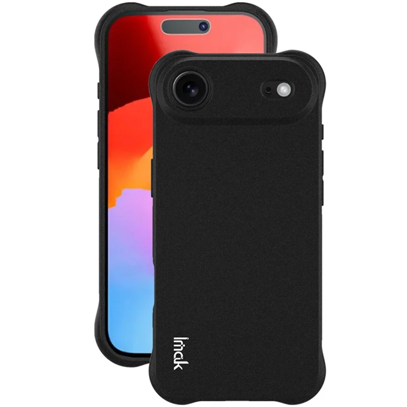 IMAK Per iPhone 17 Air Case Cover Telefono TPU Protezione Antiurto - Nero Opaco