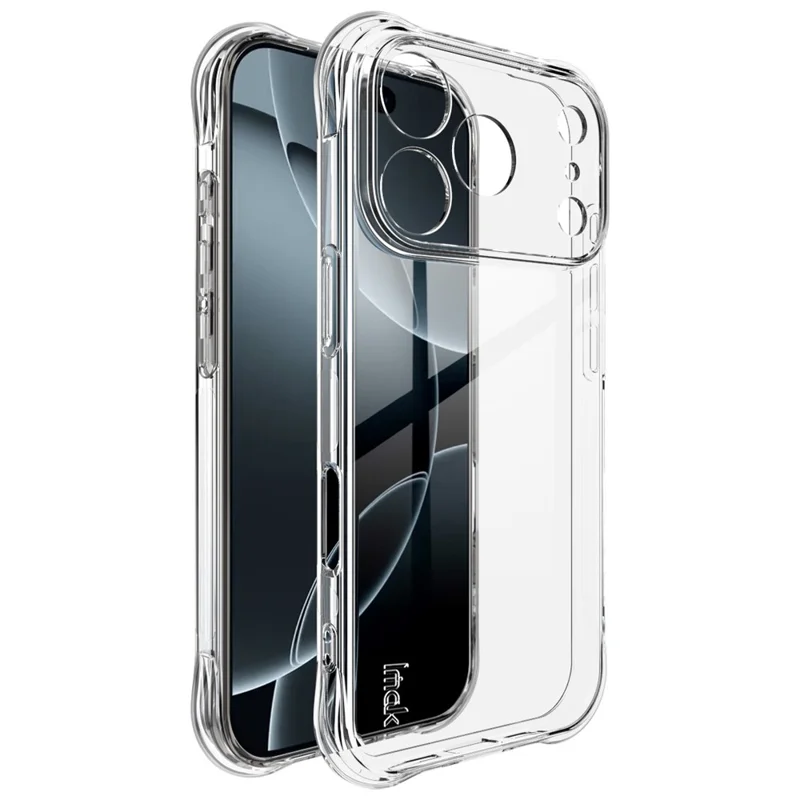 IMAK For iPhone 17 Pro Case TPU Phone Cover Airbag Shockproof Protection - Transparent