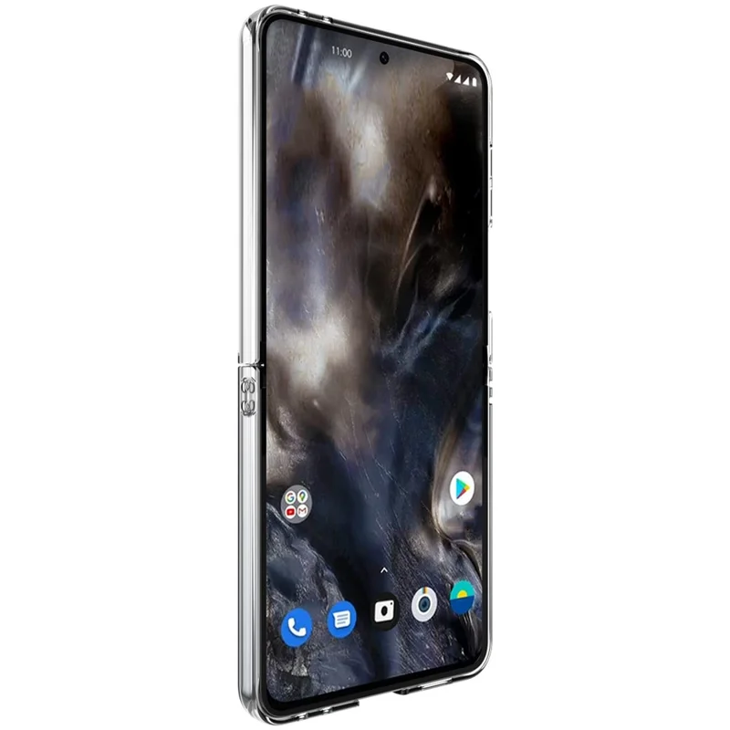 Étui Cristal IMAK II Pro pour Samsung Galaxy Z Flip7 5G Coque Transparente en PC pour Téléphone (Couvercle Supérieur + Couvercle Inférieur)