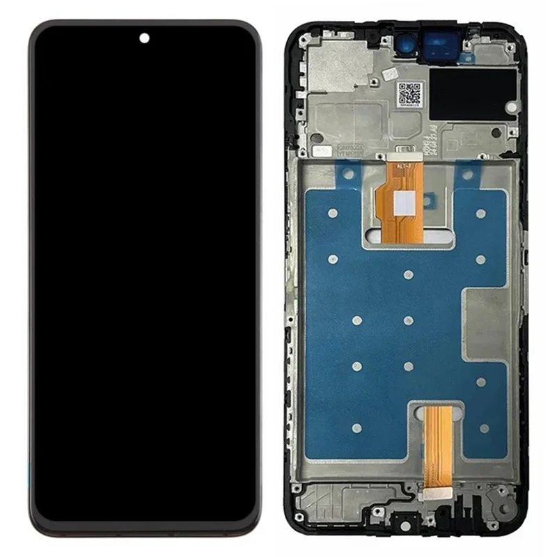 Für Honor X7c 4G Klasse C LCD-Bildschirm und Digitizer-Einheit + Rahmen (Ohne Logo)