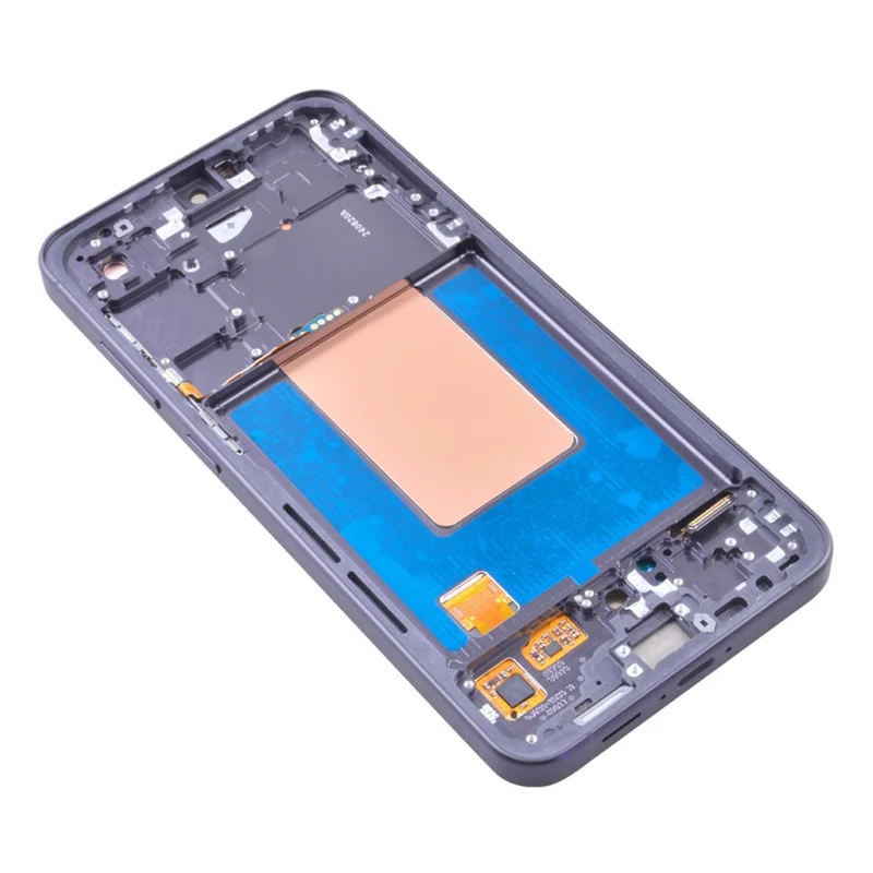Für Samsung Galaxy S24 FE S721B OEM-Qualitäts-AMOLED-Bildschirm und Digitizer-Einheit + Rahmen (Ohne Logo) - Schwarz