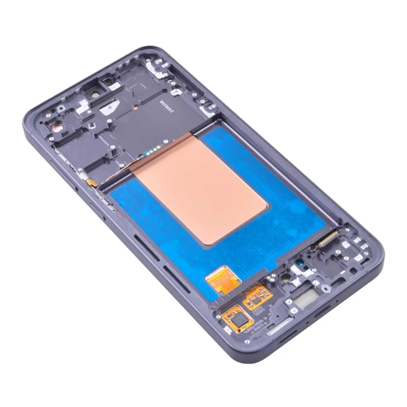 Para Samsung Galaxy S24 FE S721U OEM Grado S Pantalla AMOLED y conjunto digitizador + Marco (sin logotipo) - Negro