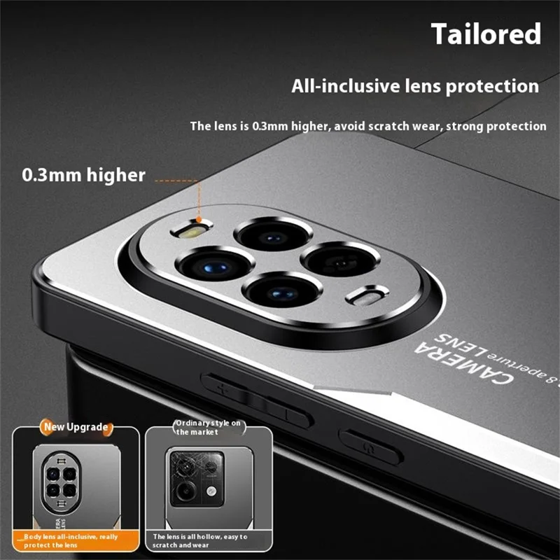 For Huawei nova 14 5G Phone Case Aluminium Alloy TPU PC Back Cover - Blue