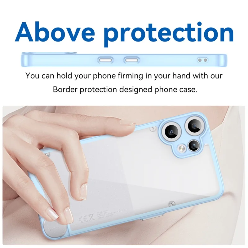 For Nothing CMF Phone 2 Pro Case TPU + Acrylic Protective Clear Phone Cover - Blue