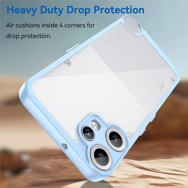 For Nothing CMF Phone 2 Pro Case TPU + Acrylic Protective Clear Phone Cover - Blue