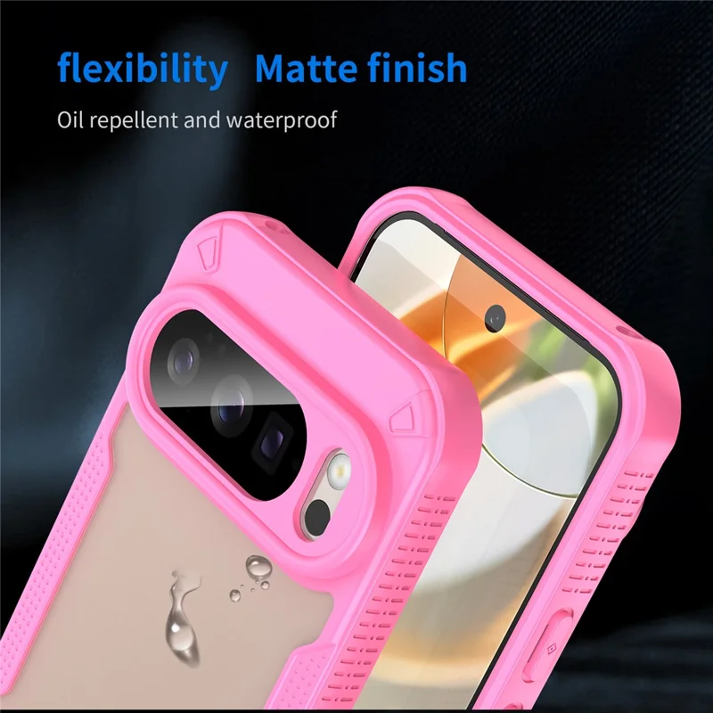 Cover Ibrida Smerigliata per Google Pixel 10 / 10 Pro - Rosa