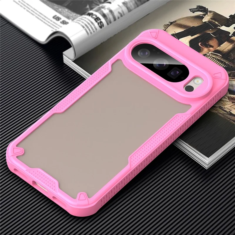 Cover Ibrida Smerigliata per Google Pixel 10 / 10 Pro - Rosa
