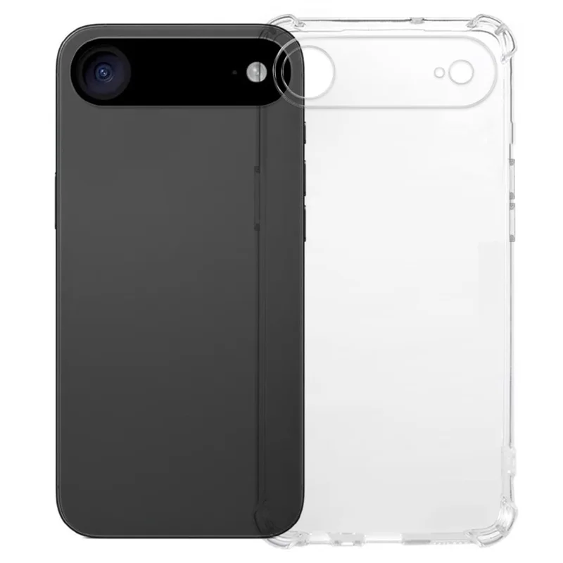 KALEBOL Para iPhone 17 Capa de Ar 1,5mm TPU Transparente Anti-Queda Capa de Celular