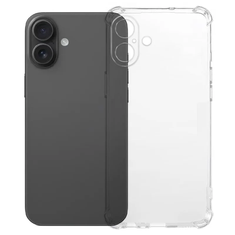 KALEBOL Capa para iPhone 17 1,5 mm TPU Transparente Anti-Queda