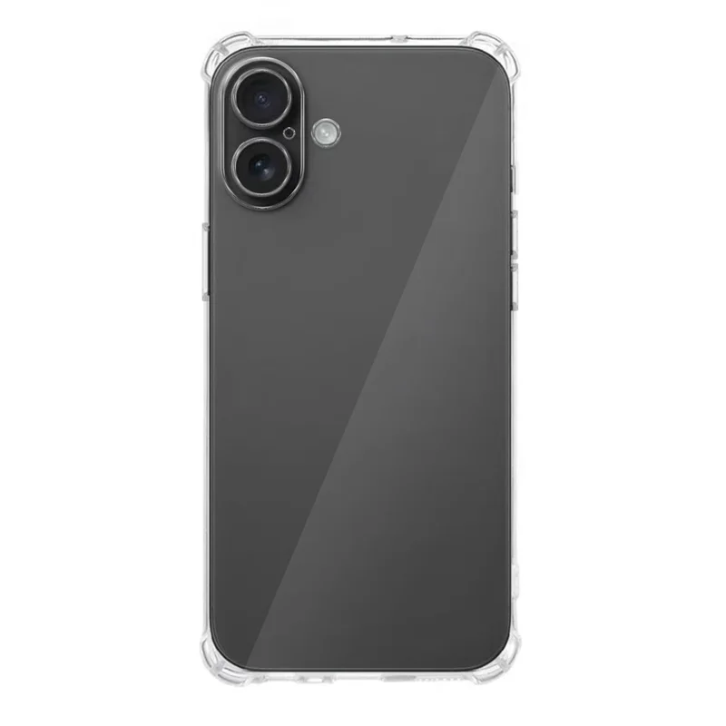 KALEBOL Capa para iPhone 17 1,5 mm TPU Transparente Anti-Queda