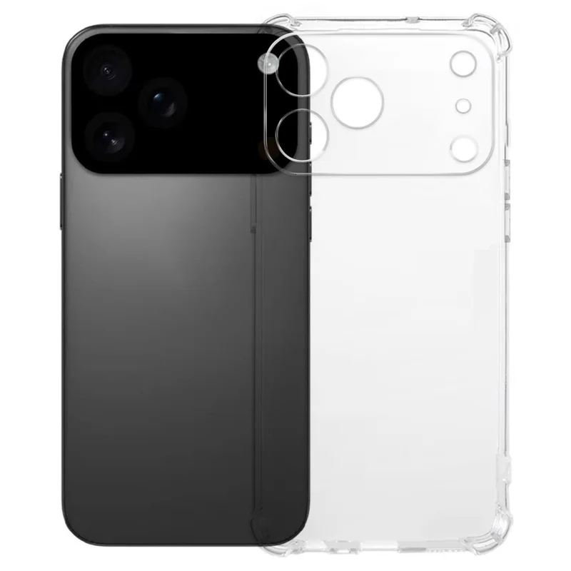 KALEBOL Handyhülle für iPhone 17 Pro - 1,5mm TPU Transparente Stoßfeste Schutzhülle