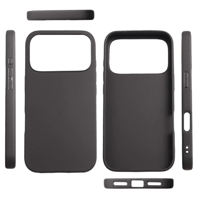 Achat en gros pour étui iPhone 17 Pro Max Coque de téléphone en TPU mat de 1,2 mm (Version avec petit trou pour caméra)