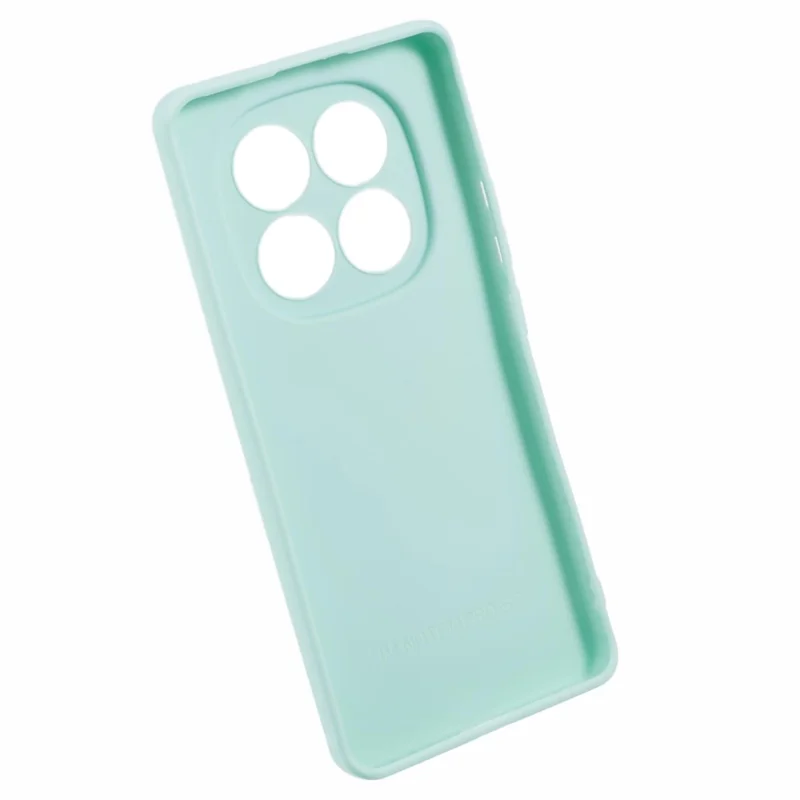 Compra em Atacado para Xiaomi Redmi Note 14 Pro 5G / Poco X7 5G Capa com Recortes Precisos e Borda Reta em TPU - Azul Bebê