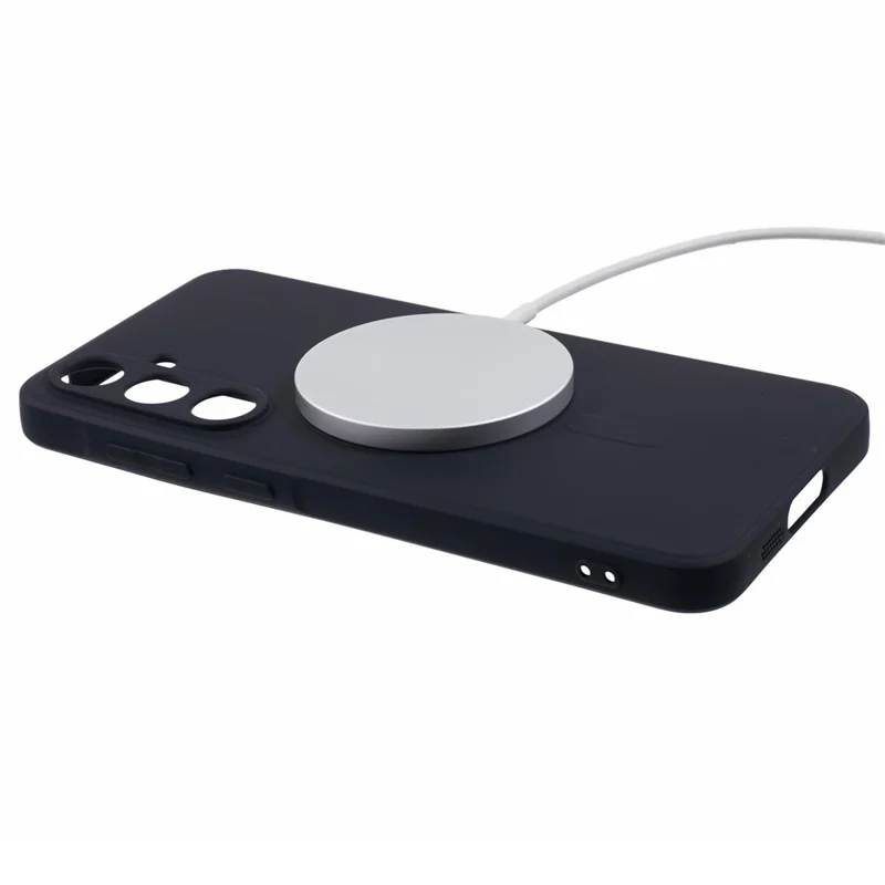 Funda compatible con Samsung Galaxy A36 5G para MagSafe, a prueba de golpes, de TPU - Negro