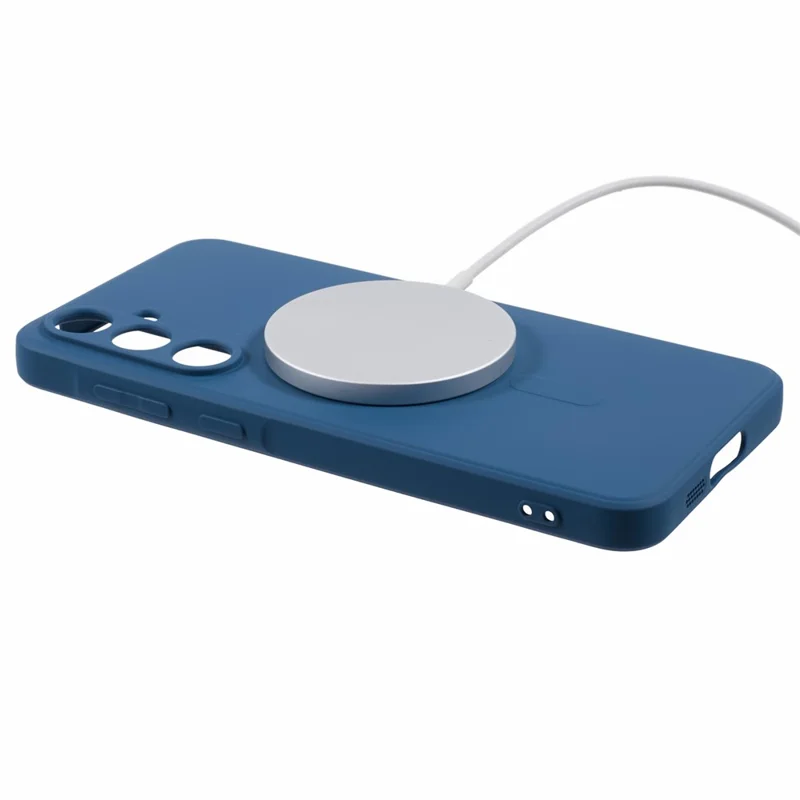 For Samsung Galaxy A56 5G Magnetic Case Shockproof TPU Phone Cover - Sapphire