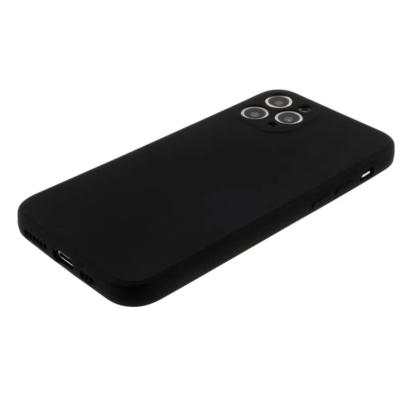 Bulk Purchasing For iPhone 11 Pro Max Case Precise Cutouts Straight Edge TPU Phone Cover - Black