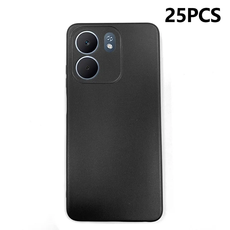 Großeinkauf 25 Stück Oppo A5x 4G / 5G Hülle 1,2mm TPU Matt Handyhülle - Schwarz