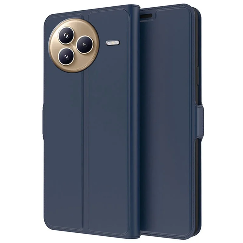 Cover per Xiaomi Civi 5 Pro 5G Custodia Antiurto con Guscio Interno in TPU e Cover in Pelle per Carta - Blu
