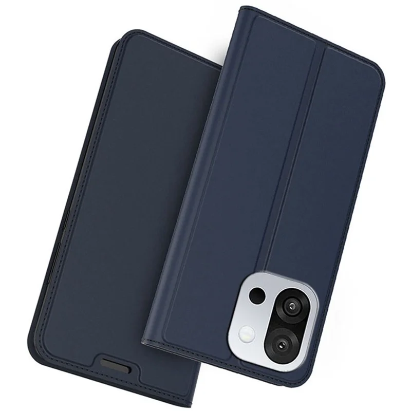 For OnePlus 13T 5G Case PU Leather Phone Cover with Card Holder Stand - Blue