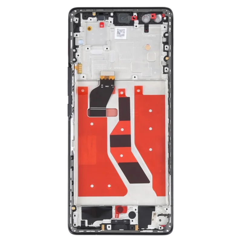 For Honor 50 Pro RNA-AN00 OEM-Qualitätsstufe S OLED-Bildschirm und Digitizer-Einheit + Rahmen (Ohne Logo) - Schwarz