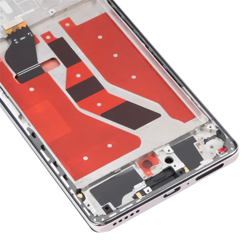 For Honor 50 Pro RNA-AN00 OEM Grade S OLED Screen and Digitizer Assembly + Frame (Without Logo) - Silver