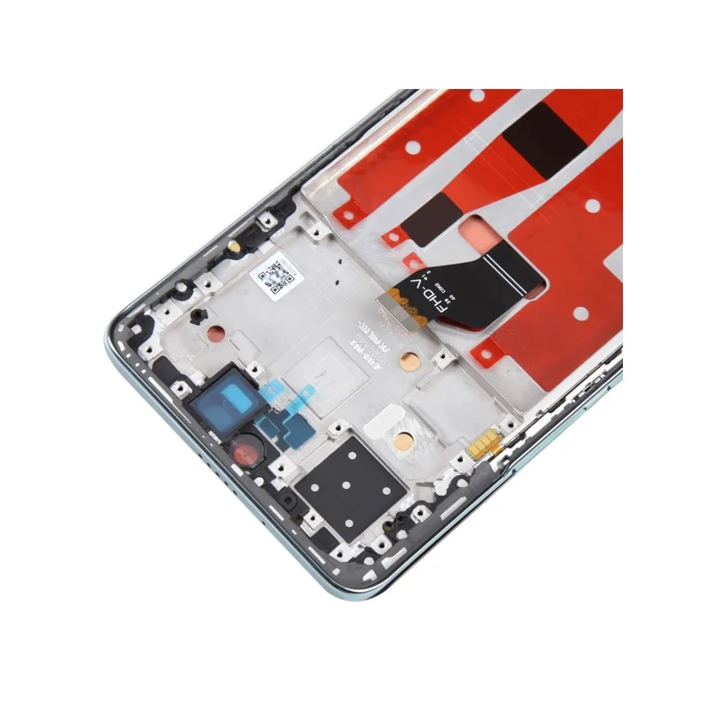 Conjunto de Tela OLED e Digitalizador de Grau OEM para Honor 60 Pro TNA-AN00 + Moldura (Sem Logo) - Verde