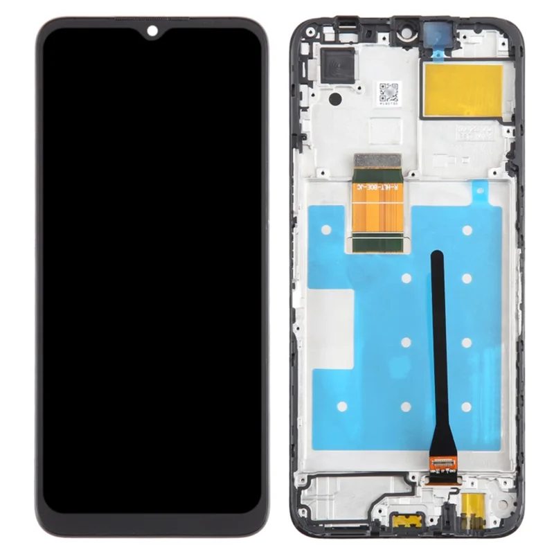 Para Honor 70 Lite 5G RBN-NX1 Grau C Conjunto de Tela LCD e Digitalizador + Moldura (Sem Logotipo)