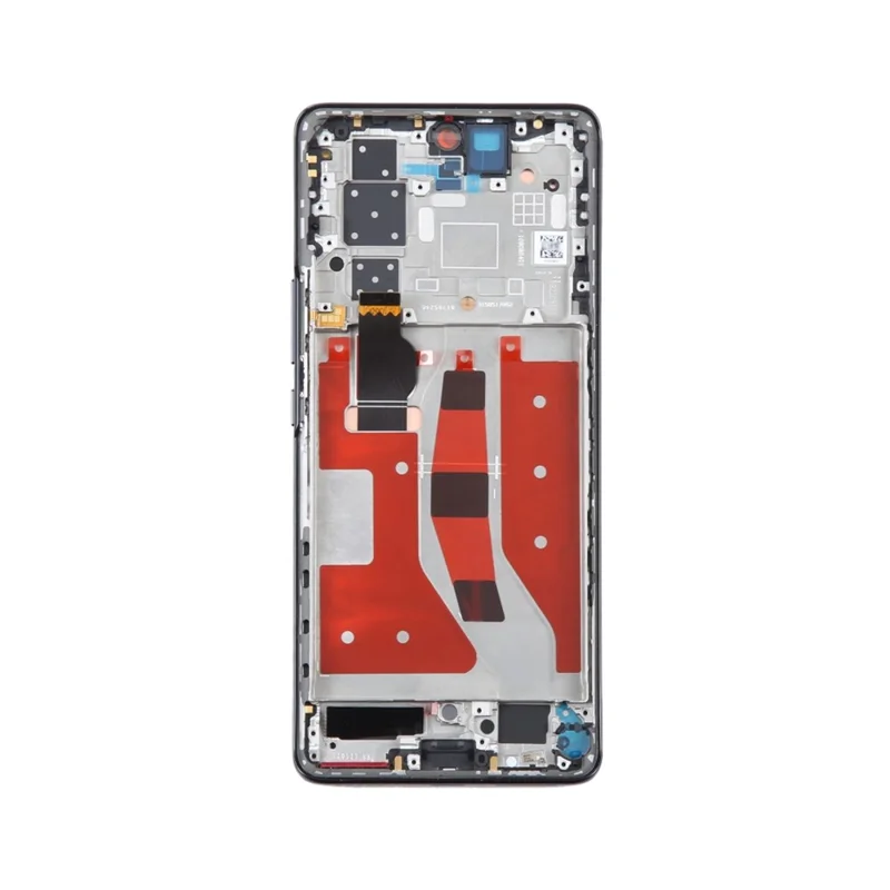 For Honor 70 Pro 5G SDY-AN00 OEM-Qualitätsstufe S OLED-Bildschirm und Digitizer-Einheit + Rahmen (Ohne Logo) - Schwarz