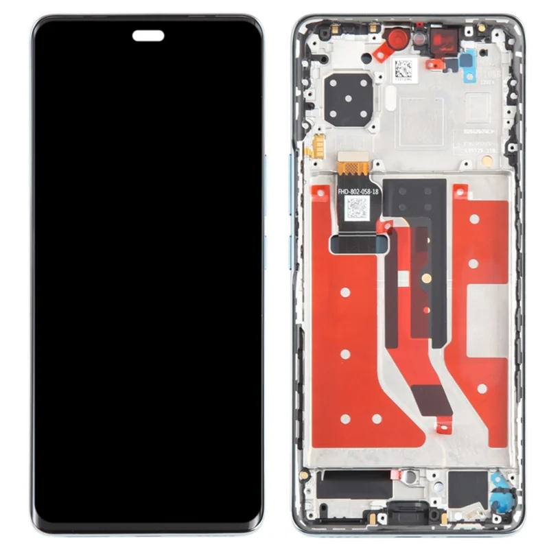 For Honor 80 Pro 5G ANP-AN00 OEM-Qualitätsstufe S OLED-Bildschirm und Digitizer-Einheit + Rahmen (Ohne Logo) - Grün