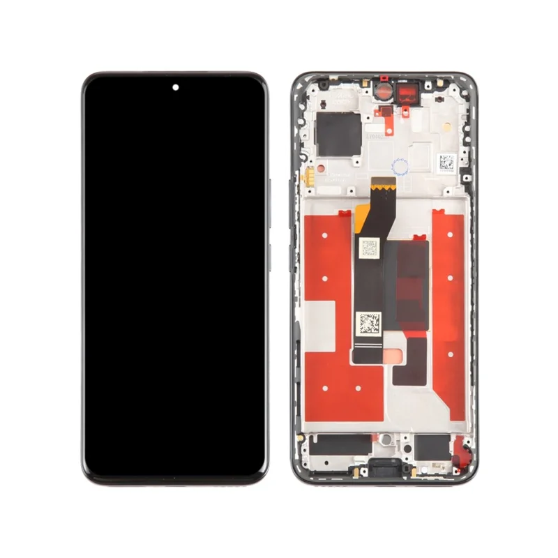 For Honor 90 REA-AN00, REA-NX9 OEM Grade S AMOLED Screen and Digitizer Assembly + Frame (Without Logo) - Black