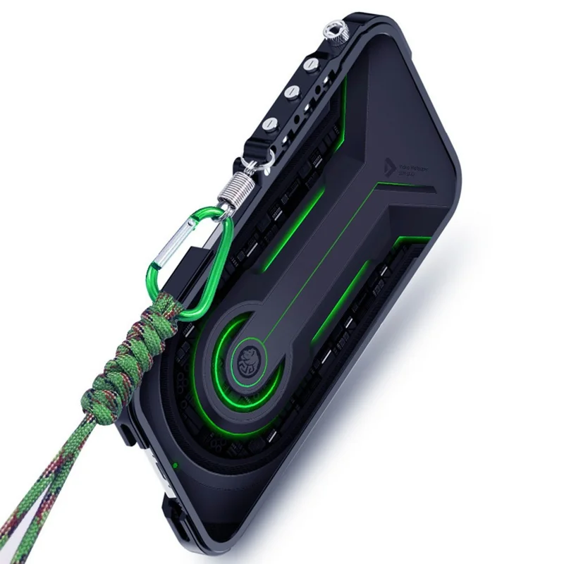For Honor X60 GT 5G Stoßfänger Hülle Aluminium Legierung Metall Telefon Schutzhülle mit Trageriemen - Silber