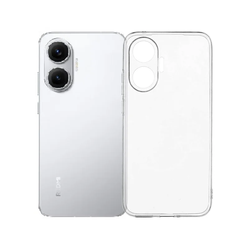 UNITHIN Per Xiaomi Redmi Turbo 4 Pro 5G Cover Ultra Sottile 0,7mm Trasparente TPU Antiurto Custodia per Cellulare con Ritagli Precisi
