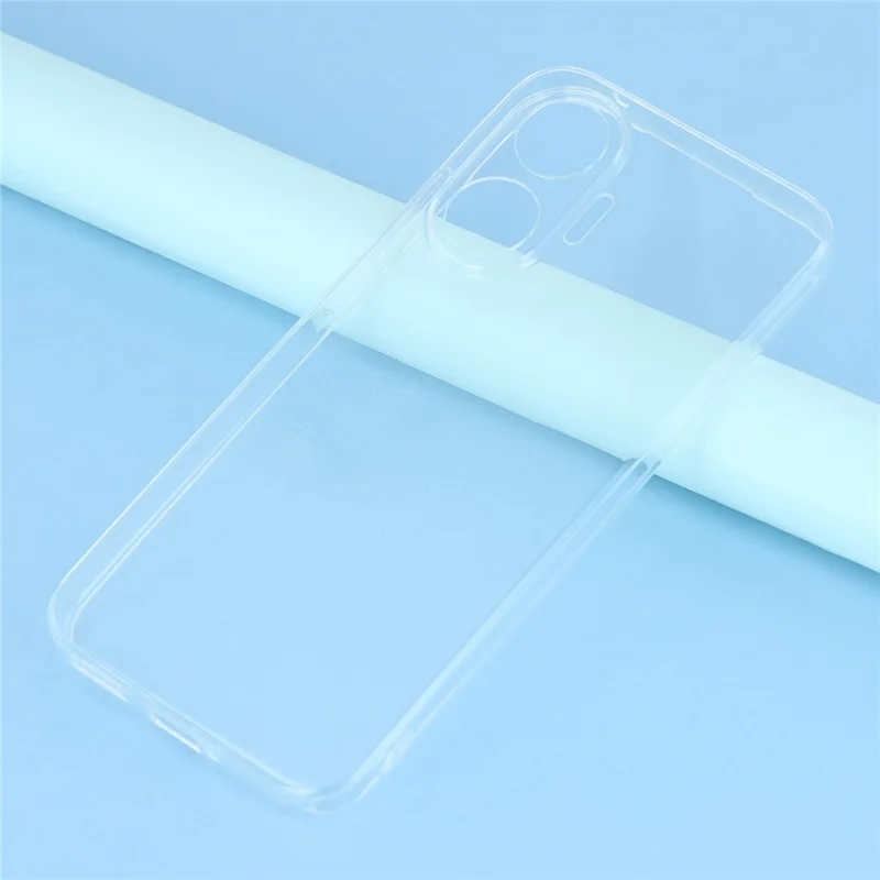 UNITHIN Per Xiaomi Redmi Turbo 4 Pro 5G Cover Ultra Sottile 0,7mm Trasparente TPU Antiurto Custodia per Cellulare con Ritagli Precisi