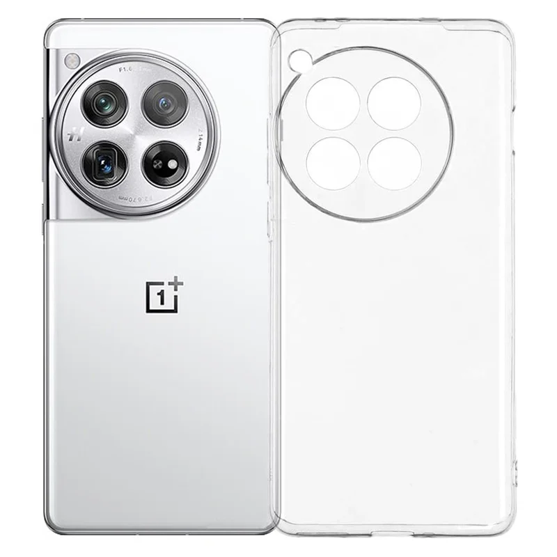 UNITHIN для OnePlus 12 5G чехол Ультра тонкий 0,7 мм прозрачный TPU противоударный чехол для телефона с точными вырезами