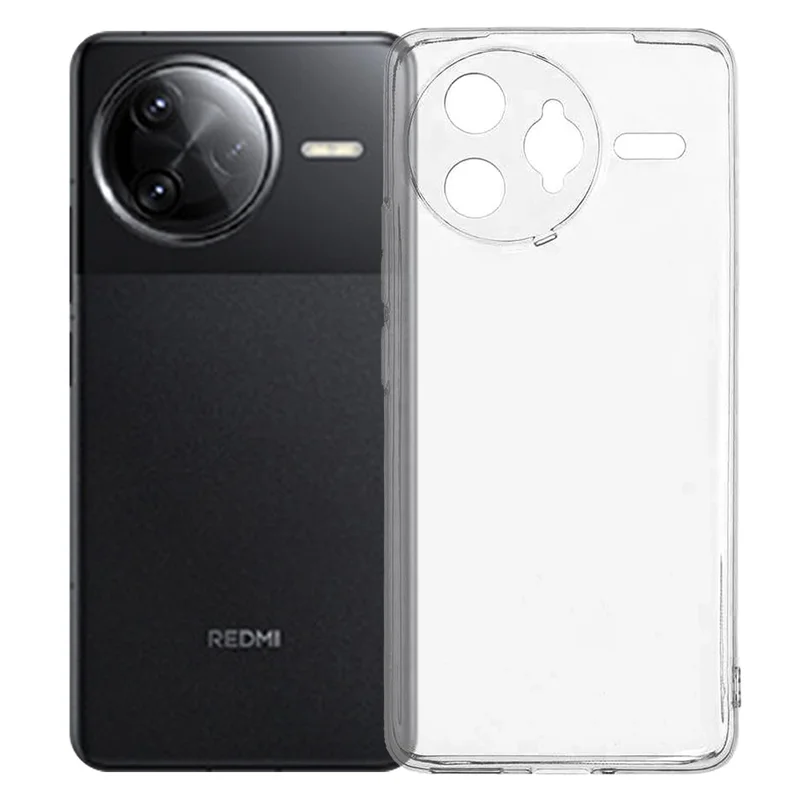 UNITHIN For Xiaomi Redmi K80 Pro 5G Case Ultra Thin 0.7mm Clear TPU Anti Drop Phone Cover Precise Cutouts