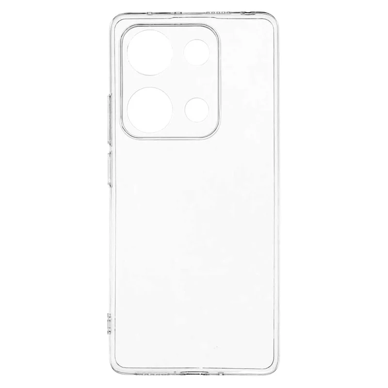 UNITHIN Para Xiaomi Redmi Note 14S 4G Capa Ultrafina 0,7mm Transparente TPU Anti-Queda Capa de Celular com Recortes Precisos