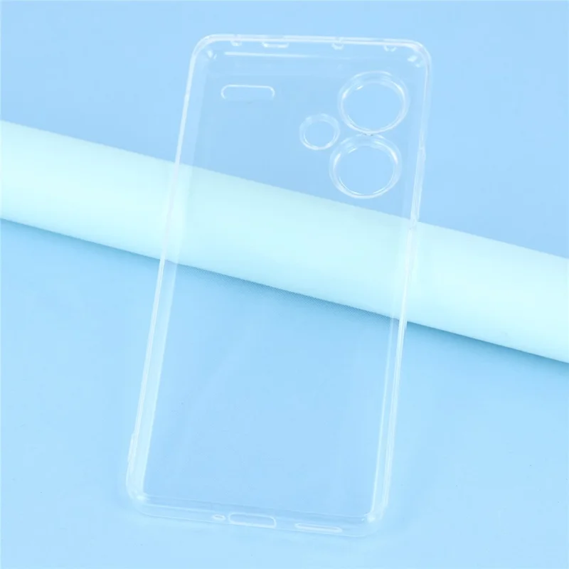 UNITHIN For Xiaomi Redmi Note 13 Pro+ 5G Case Ultra Thin 0.7mm Clear TPU Anti Drop Phone Cover Precise Cutouts