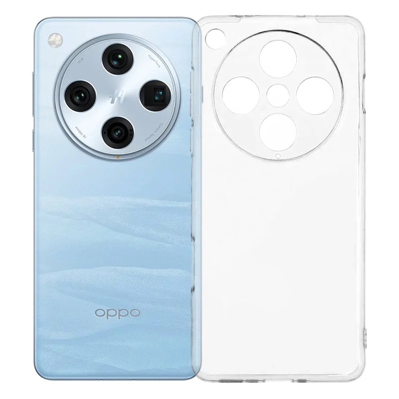 UNITHIN For Oppo Find X8 Pro 5G Case Ultra Thin 0.7mm Clear TPU Anti Drop Phone Cover Precise Cutouts